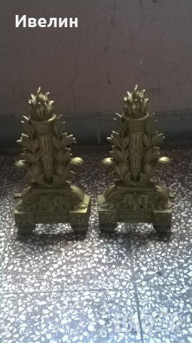 барокови поставки за дърва за камина, снимка 2 - Антикварни и старинни предмети - 21946391