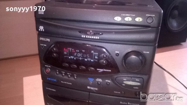 philips fw372c cd/tuner/deck revers-внос швеицария, снимка 5 - Ресийвъри, усилватели, смесителни пултове - 18567234