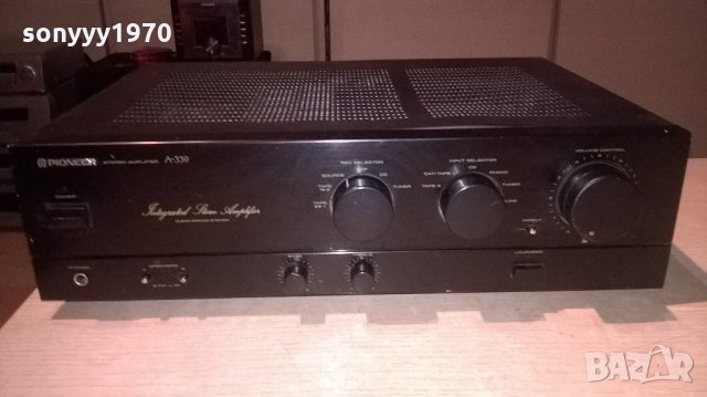 pioneer a-339 stereo amplifier-made in japan-410w-внос швеицария, снимка 2 - Ресийвъри, усилватели, смесителни пултове - 21888400