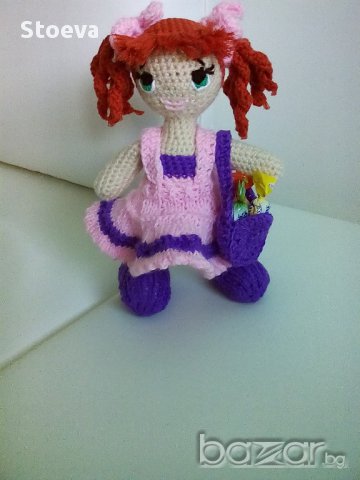 Кукла плетена играчка кукла Анита, снимка 7 - Кукли - 14736125