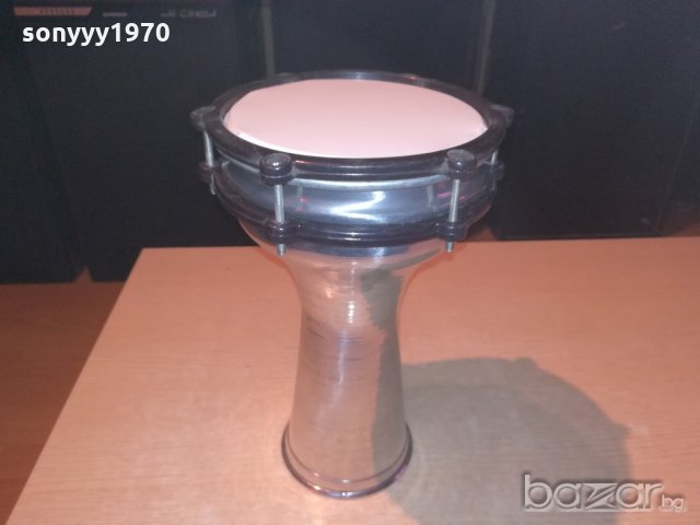 НОВА Тарамбука алуминиева/метална инокс-31/21см-нова, снимка 4 - Ударни инструменти - 21061333