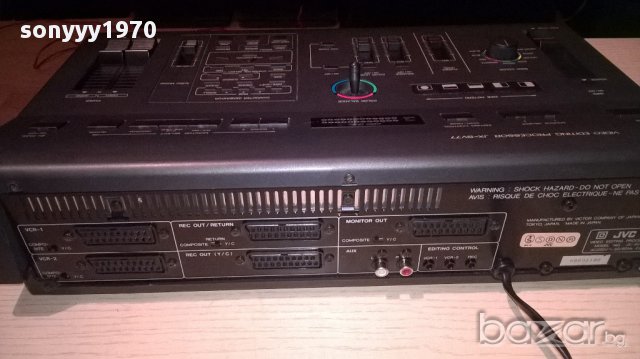 jvc jx-sv77 video editing procesor-made in japan-внос швеицария, снимка 6 - Ресийвъри, усилватели, смесителни пултове - 12579853