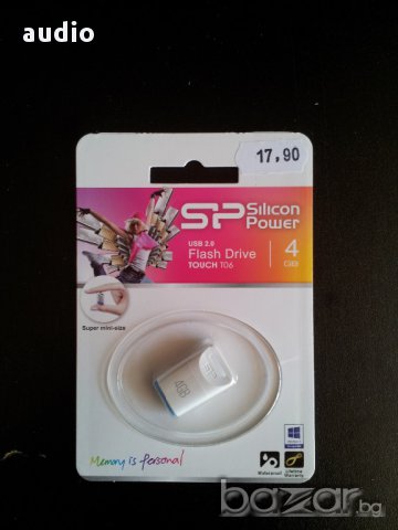 Продавам  USB флаш памет Silicon Power T06  4GB