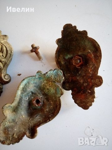 стари метални апликации,обков, снимка 5 - Антикварни и старинни предмети - 21744481