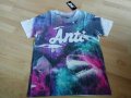 Нова тениска Anticulture shark multicoloured, снимка 1 - Тениски - 24403465