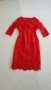 Червена рокля дантела , снимка 1 - Рокли - 21797629