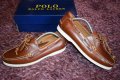 Polo Ralph Lauren Tan Merton Leather Shoes 
