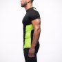 Маркови тениски за фитнес Gym Aesthetics Черно със Зелено, снимка 2