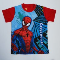 Тениска Спайдърмен - 2 цвята - 98,122 и 128 см, снимка 2 - Детски тениски и потници - 21676279