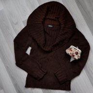 Пуловер кафяв Ninka, снимка 1 - Блузи с дълъг ръкав и пуловери - 17248128