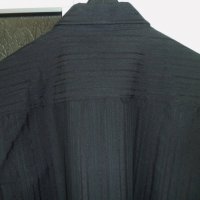 мъжка черна риза с дълъг ръкав- T43/44, снимка 4 - Ризи - 26149145