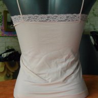 Луксозен безшевен потник в бледо розово "S'ALX"lingerie / унисайз , снимка 2 - Бельо - 14631992