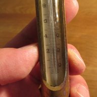 Промишлен руски термометър до 140 градуса в корпус от месинг СССР, снимка 3 - Други машини и части - 15932918