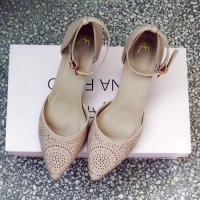 ANNA FIELD дамски обувки, официални, беж, нови, с кутия, беж, снимка 7 - Дамски обувки на ток - 18648536