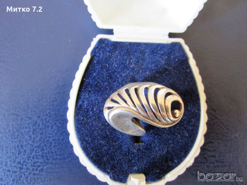 сребърен пръстен - 12, снимка 1