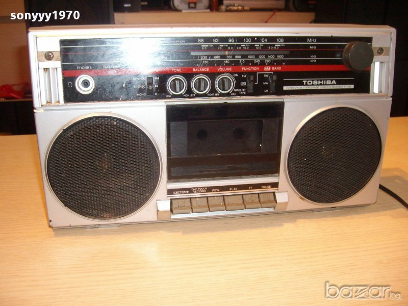 toshiba rt-70s stereo cassette recorder-made in japan-внос швеицария, снимка 1