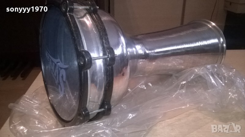 ГОЛЯМАТА НОВАТА-алуминиева тарамбука-внос сирия-40х25см, снимка 1