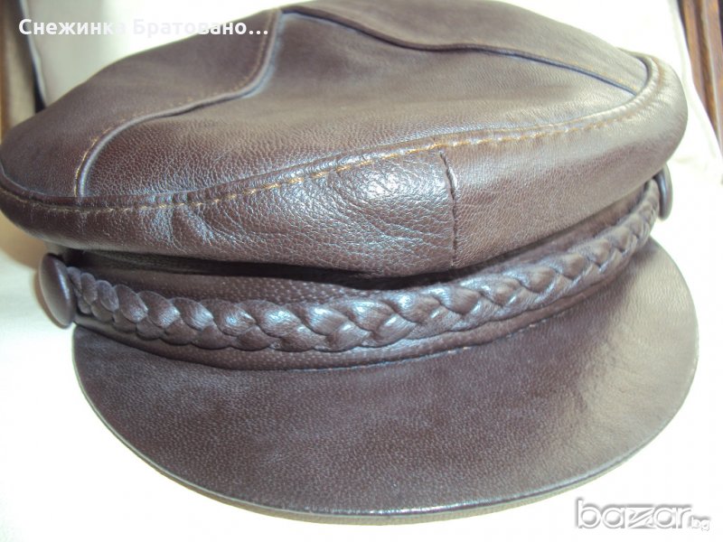 Дамски  каскет от естествена кожа, снимка 1