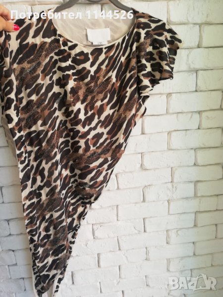 Луксозен аксесоар, тип лятно пончо, тигров дизайн, снимка 1