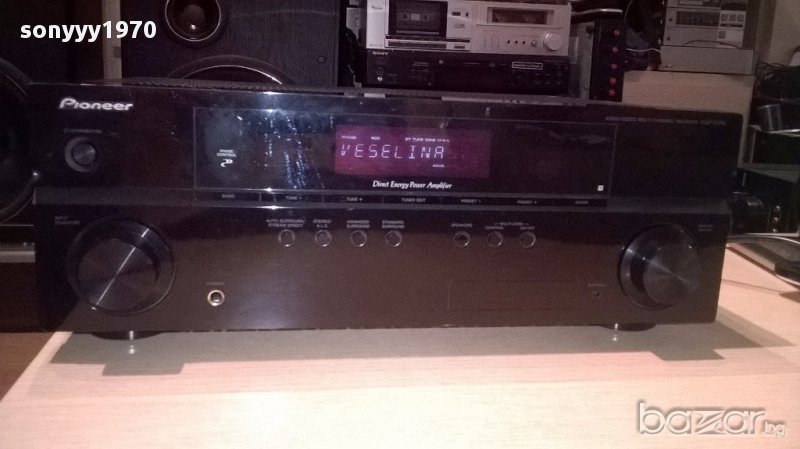 Pioneer vsx-519v-k/260w av receiver-hdmi/optical-внос швеицария, снимка 1