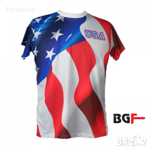 BGF Тениска USA -, снимка 2 - Тениски - 25465396