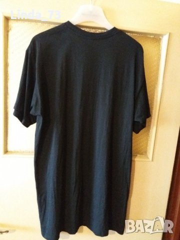 Мъж.тениска-"ERVO"/памук+ликра/,цвят-черен. Закупена от Германия., снимка 2 - Тениски - 21861629