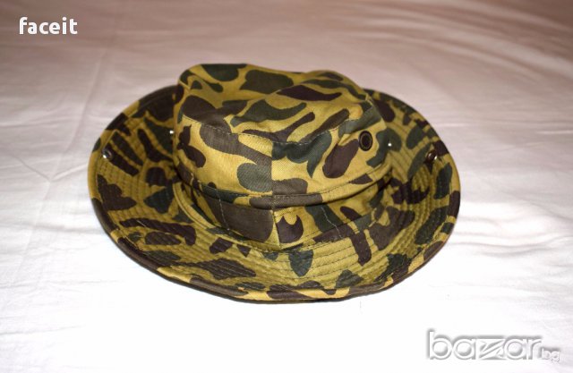 Рибарска / Ловна шапка от Норвегия / Риболов / Лов / Къмпинг / Norway / Камуфлаж / Камуфлажна, снимка 6 - Шапки - 17016564