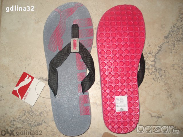 Нови Puma Black&gray Flip-flops н 39  , снимка 4 - Джапанки - 11007992
