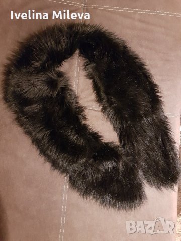 Дълга яка - шал от качествен ЕКО косъм