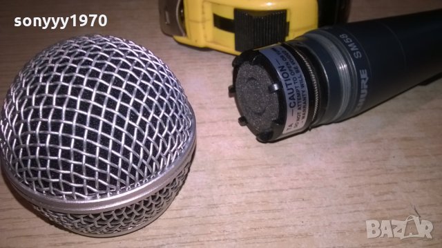 shue sm58-микрофон-profi-внос швеицария, снимка 9 - Микрофони - 22346015
