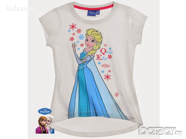 Нова цена! Детска тениска Frozen за 4, 5, 6 и 8 г. - М1-3, снимка 1 - Детски тениски и потници - 11680439