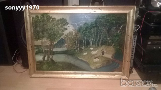 A.robles картина-маслени бои 90х66см-внос от канарските острови, снимка 7 - Антикварни и старинни предмети - 16073981