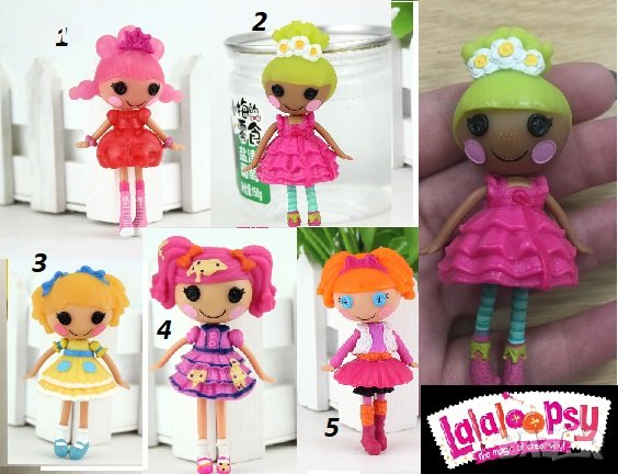 Кукла Lalaloopsy Лалалупси  кукли оригинал пластмасова играчка фигурка за игра и украса на торта , снимка 1 - Фигурки - 25469202