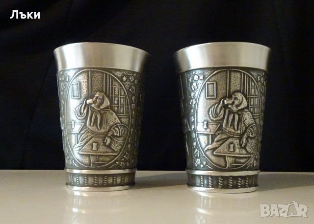 Чаша,халба от калай с Дионис,Бакхус,300 мл. , снимка 3 - Антикварни и старинни предмети - 26049127