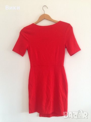 Червена рокля, снимка 5 - Рокли - 22691847