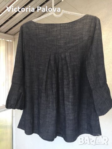 Красива блуза тип камбанка, снимка 1 - Блузи с дълъг ръкав и пуловери - 22536574