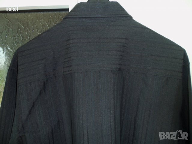 мъжка черна риза с дълъг ръкав- T43/44, снимка 4 - Ризи - 26149145