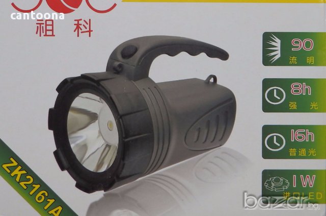 Акумулаторен LED Фенер Zuke ZK2161A, снимка 4 - Прожектори - 15849630