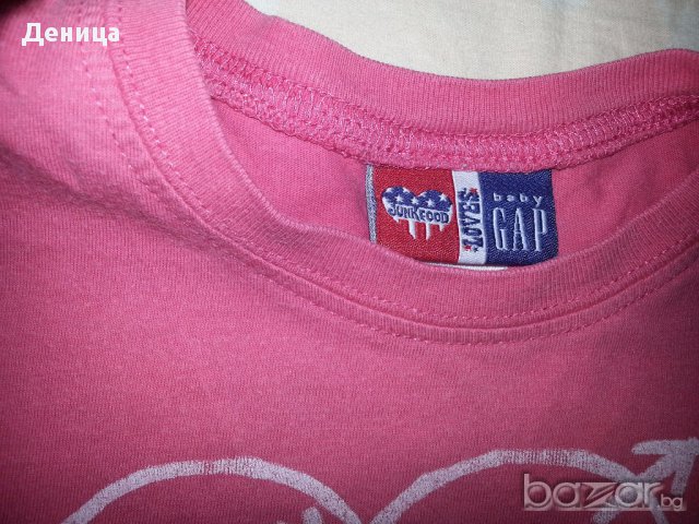 Тениска с Ягодка на Gap, снимка 2 - Детски тениски и потници - 14249859