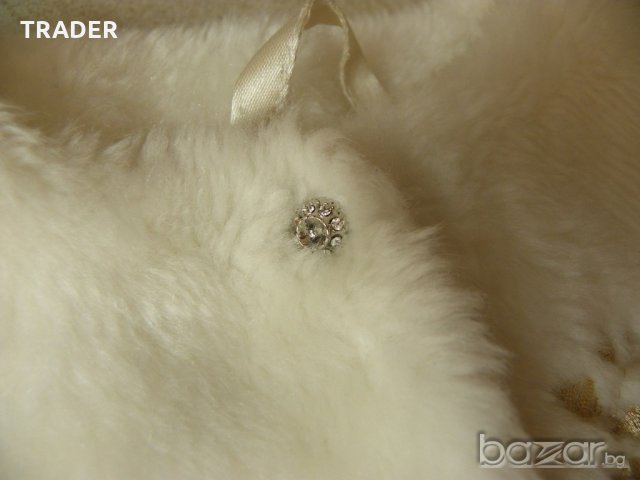  Декоративна яка шал, наметало снежно бяла - NAME IT, снимка 7 - Други - 18279513