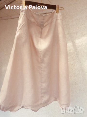 Уникална ленена пола-потури, снимка 4 - Поли - 25089353