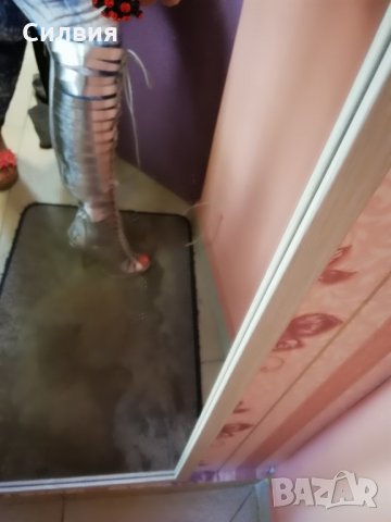Нови сребристи летни ботуши за 75лв, снимка 2 - Дамски ботуши - 21806786