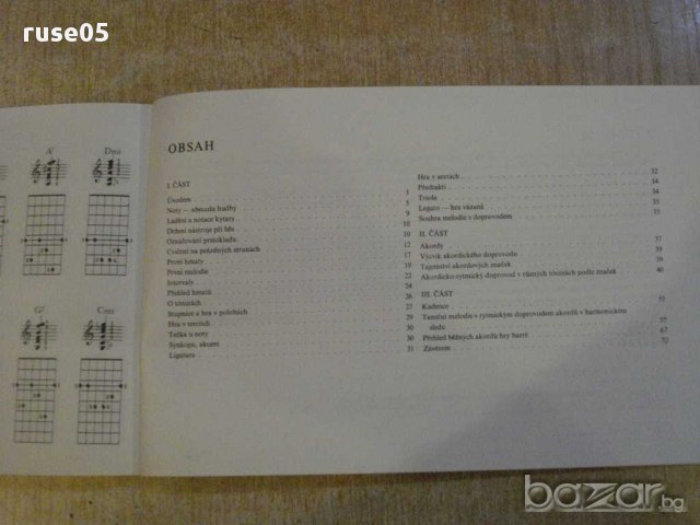 Книга "PRVNÍ LEKCE NA KYTARU - Josef Kotík" - 72 стр., снимка 5 - Специализирана литература - 15892156