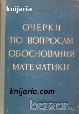 Очерки по вопросам обоснования математики 