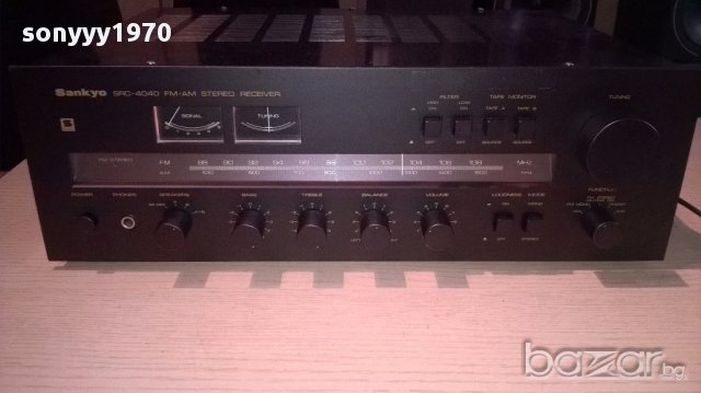 Sankyo src-4040 retro receiver-made in japan-280w-внос швеицария, снимка 9 - Ресийвъри, усилватели, смесителни пултове - 13166703