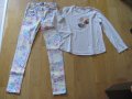 Флорален панталон "c'est la vie" и 3D блуза с цветя на ZARA, снимка 1 - Детски комплекти - 24877900