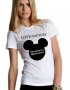 Уникална тениска Love Couture с Minnie Mouse! Поръчай модел С ТВОЯ ИДЕЯ!, снимка 1 - Туники - 15278744