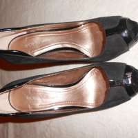 Черни високи обувки BSB номер 36 и половина , снимка 6 - Дамски елегантни обувки - 22306865