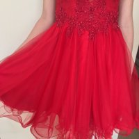 Бална  рокля в червено - НОВО!, снимка 6 - Рокли - 20842263