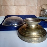 стара барокова купа,фруктиера от посребрен бронз, снимка 3 - Антикварни и старинни предмети - 22066737